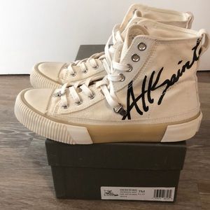 All Saints Elena high top canvas